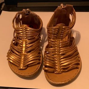 Seychelles Gold toddler girls sandals